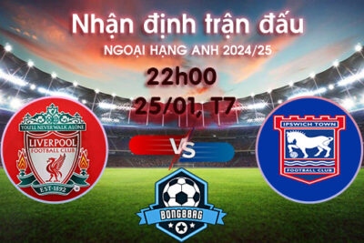 Soi kèo Liverpool vs Ipswich, 22h00 ngày 25/1/2025 – Ngoại Hạng Anh