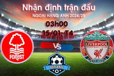 Soi kèo Nottingham vs Liverpool, 03h00 ngày 15/01/2025 – Ngoại hạng Anh