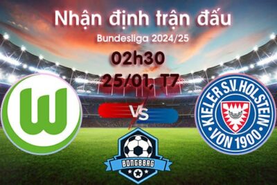 Soi kèo Wolfsburg vs Holstein Kiel, 02h30 ngày 25/01/2025 – Bundesliga